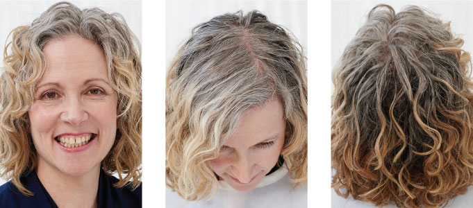 gray hair transition story