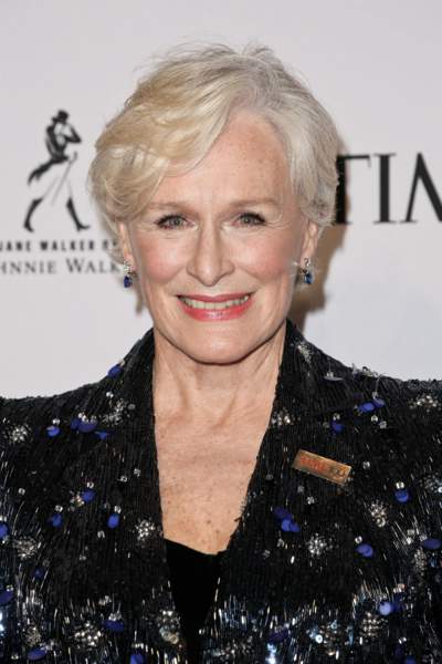 Glenn Close's short haircut