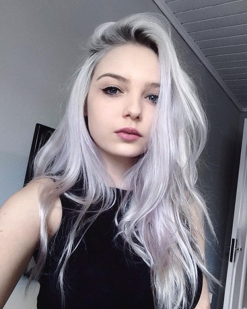 White hair