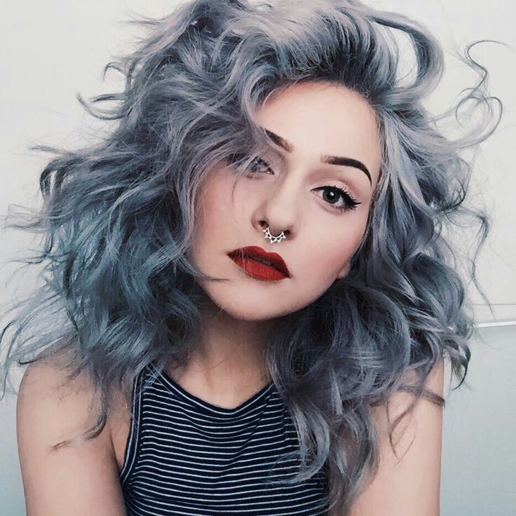 beautiful gray hair