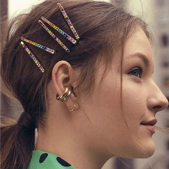 cute hairstyles with barrettes